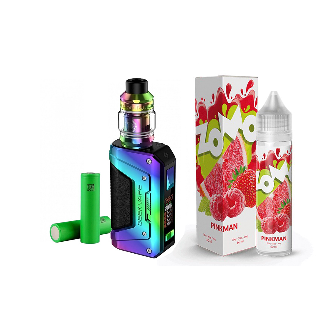 COMBO - GEEKVAPE L200 + ZOMO + 2 BATERIAS